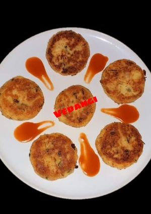 A picture of Semolina & Potato Cutlets.