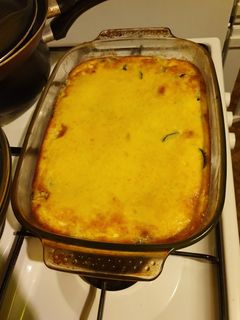 Une photo de Gratin de courgettes