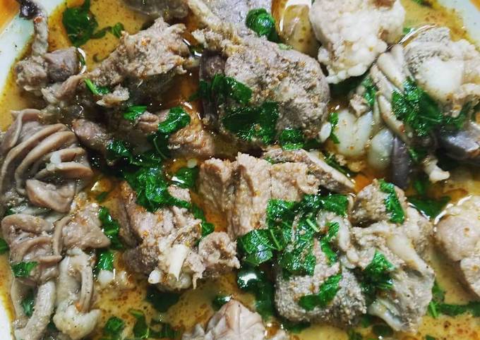 Goat meat pepper soup