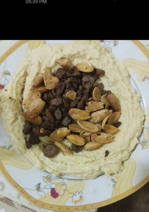 صورة لوصفة حمص بطحينة