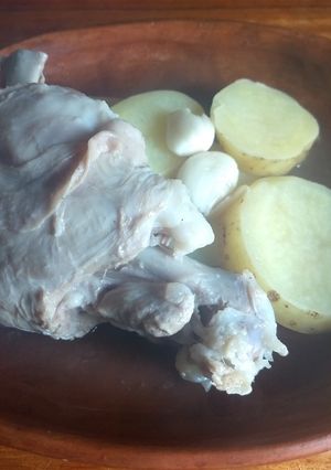Una foto de Cabrito al vino y ajo