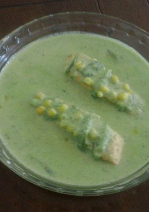 Una foto de Salmón en salsa de poblano