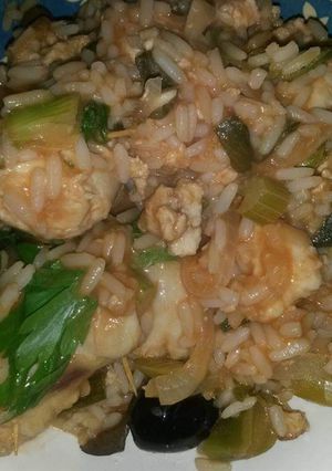Una foto de Chernia con arroz