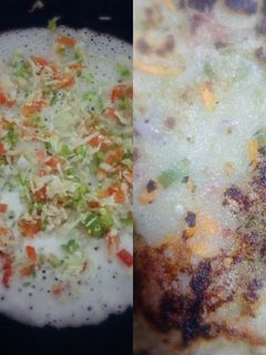 वेजिटेबल सूजी दोसा (vegetable sooji dosa recipe in Hindi) रेसिपी मुख्य फोटो