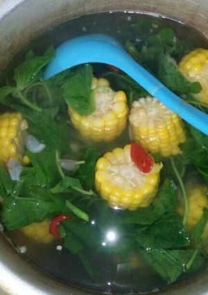 Foto resep Sayur bening bayam jagung