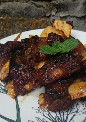 Foto resep Iga Bakar Pedas (simpel)