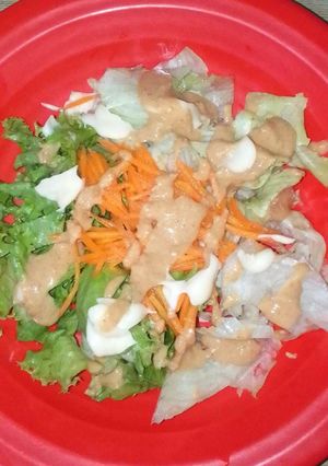 Foto resep Salad peanut butter homemade
