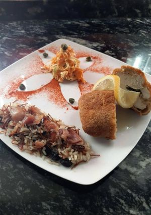 Una foto de Pollo a la Kiev!