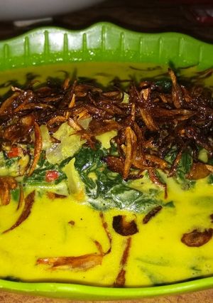 Foto resep Daun singkong masak santan