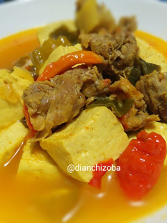 Foto resep Asem asem tahu dan daging