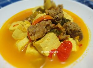 Foto resep Asem asem tahu dan daging