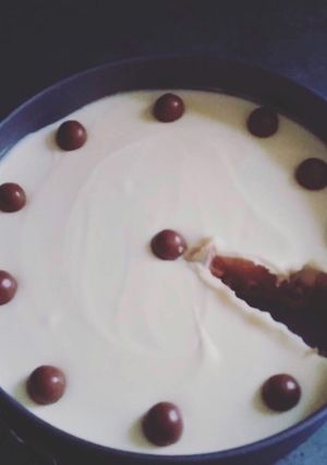 A picture of Malteser cheesecake.