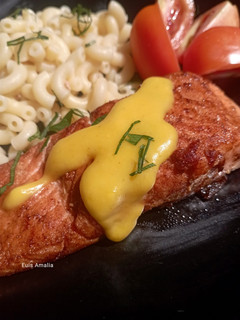 Foto resep Salmon Panggang Hollandaise