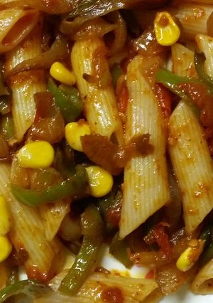 A picture of Chinese Penni pasta.
