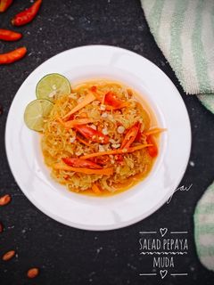Foto resep Salad Pepaya Muda Khas Thailand