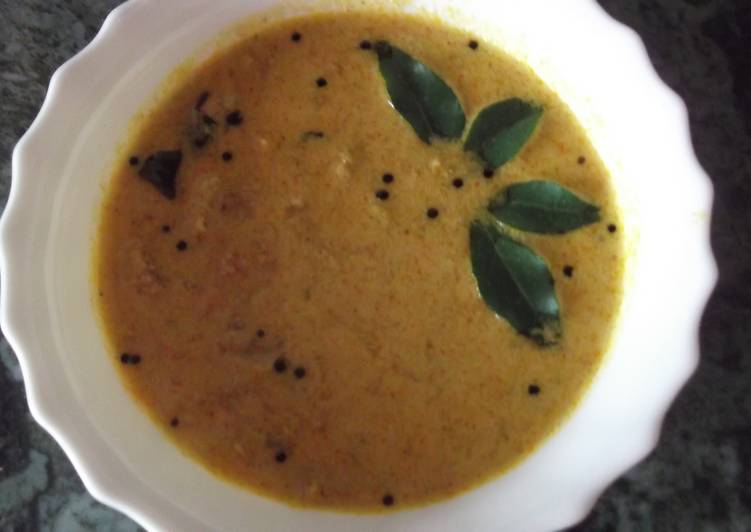 Recipes for Dried prawns(unakkachemmeen) &amp; mango curry…….cheemeenum mangayum…kerala style