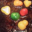 Puntas de pimientos pequeños rellenas. Aptas celíacos y muchos alérgicos.