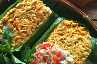 Anti Ribet, Memasak Nasi Bakar Ayam Suwir Sambal Matah Anti Gagal