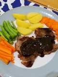 Beef Steak With Blackpepper Sauce