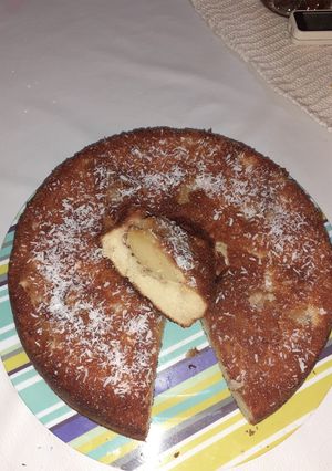 Una foto de Bizcochuelo con manzanas!