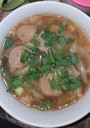 Foto resep Kwetiau kuah bakso (asli enak)