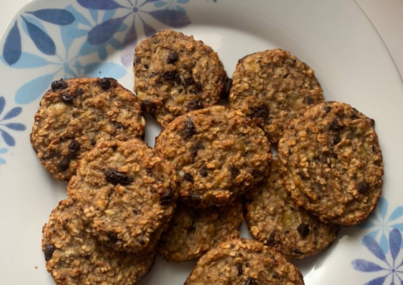 Galletas avena y chocolate (saludable)