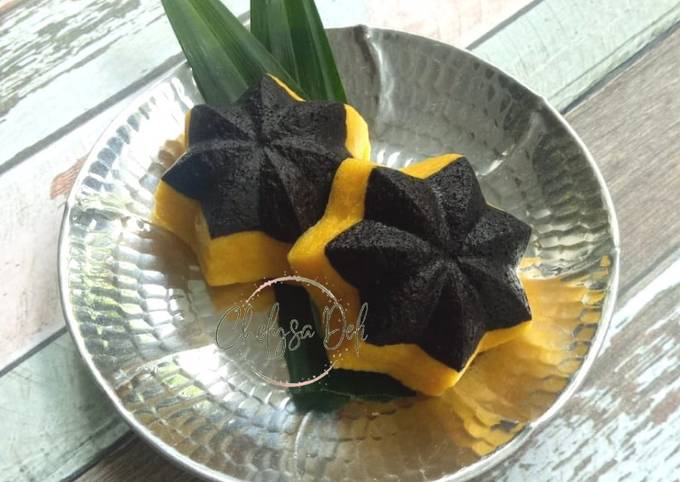 Resep Kue Kukus Labu Kuning Lapis Coklat Oleh Rachelesthers Cookpad