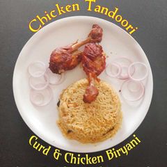 A picture of Chicken Biryani.