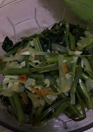 Foto resep Tumis kangkung ala anak kos
