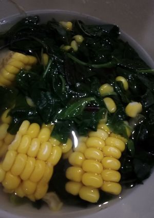 Foto resep Diet : Sayur bening bayam