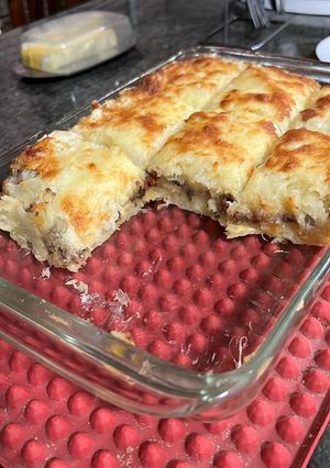 Una foto de Pastel de yuca