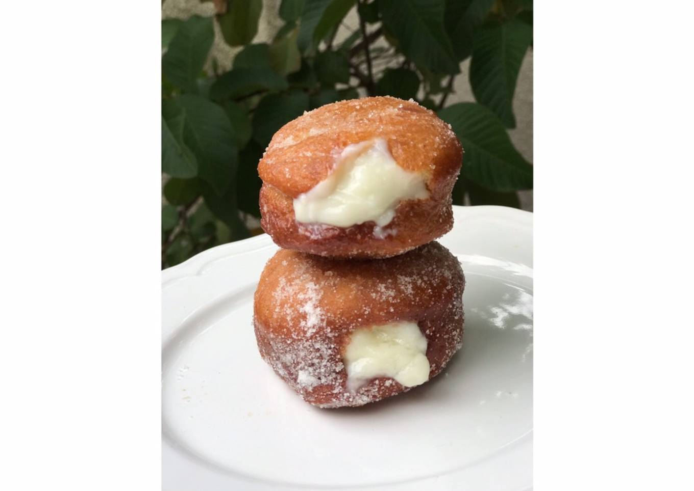 Custard-filled Donut