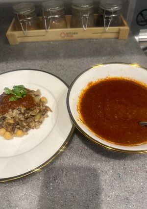 صورة لوصفة الكشري بقدر واحد 🥘