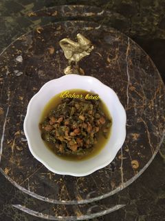 عکسی از دستور بیشته واش(خورشت آهن)