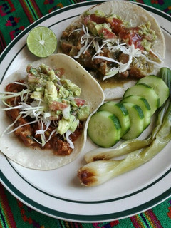 Una foto de Tacos de chicharrón