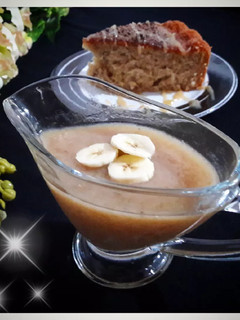 عکسی از دستور سس موز کاراملی
