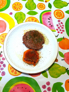 Una foto de Mix de hamburguesas ternera y boniato