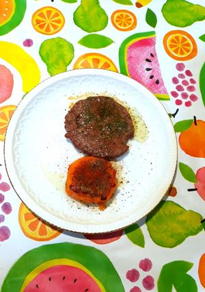 Una foto de Mix de hamburguesas ternera y boniato
