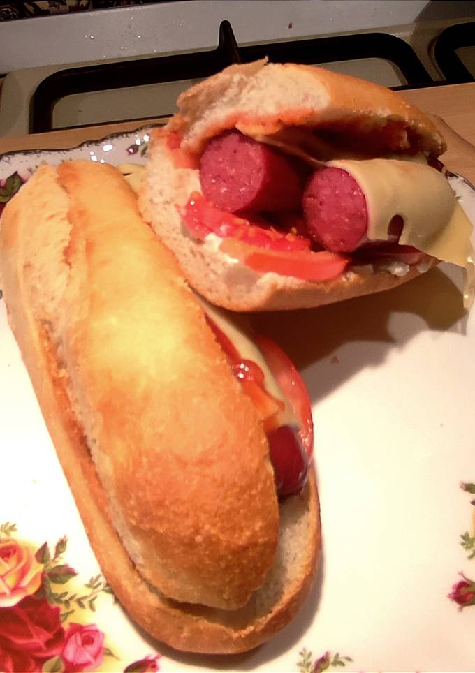 Хот-дог по-домашньому 😋