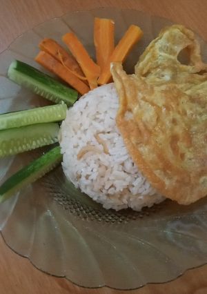 Foto resep Nasi gurih teri medan