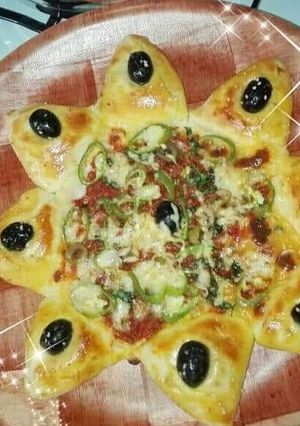 صورة لوصفة بيتزا النجمة ☀️🍕🍕