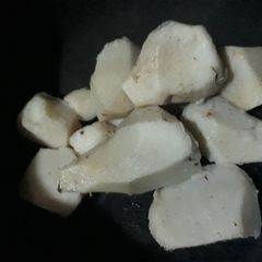 A picture of Boiled cocoyam.