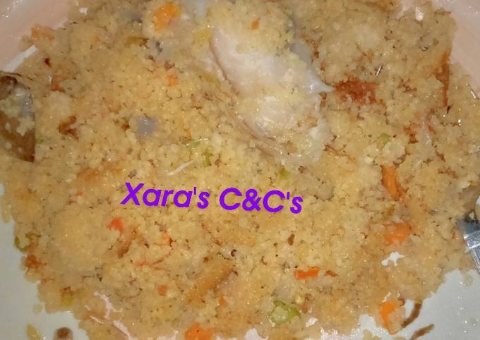 Veggies Couscous with Chicken