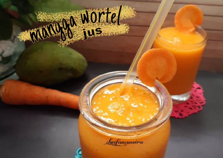 Resep 489. Jus Mangga Wortel Anti Gagal