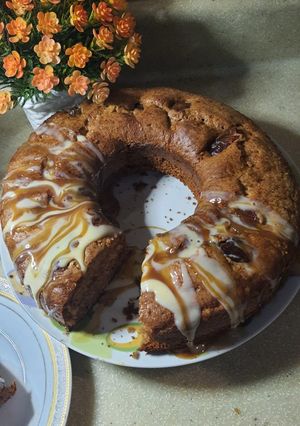 صورة لوصفة كيكة التمر السهلة والسريعة