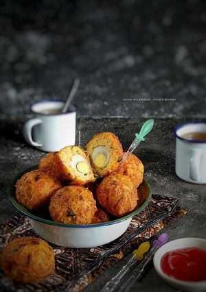 Foto resep "Bakso Ayam Bihun Goreng"