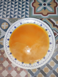Una foto de Crema de calabaza