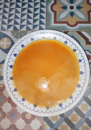 Una foto de Crema de calabaza