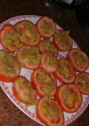 صورة لوصفة مقبلات الطماطم 🍅