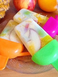 豆乳鮮果冰棒 的食譜成品照片
